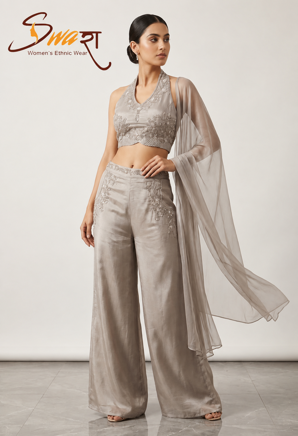 Urvashi Embroidered Sharara